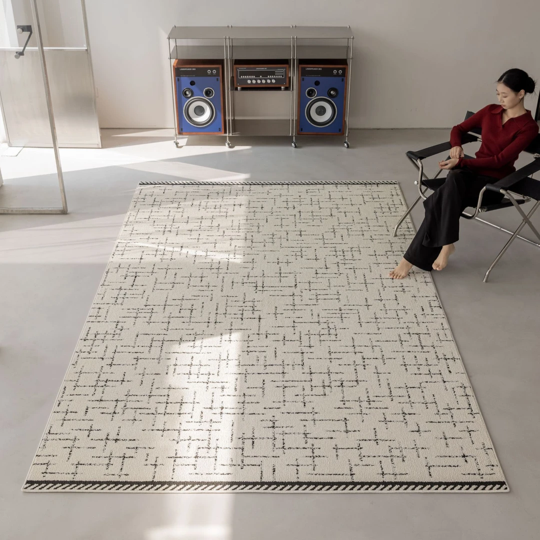 雨漫山茶--硅藻丝地毯防水易打理客厅茶几卧室地毯精致卧室地毯