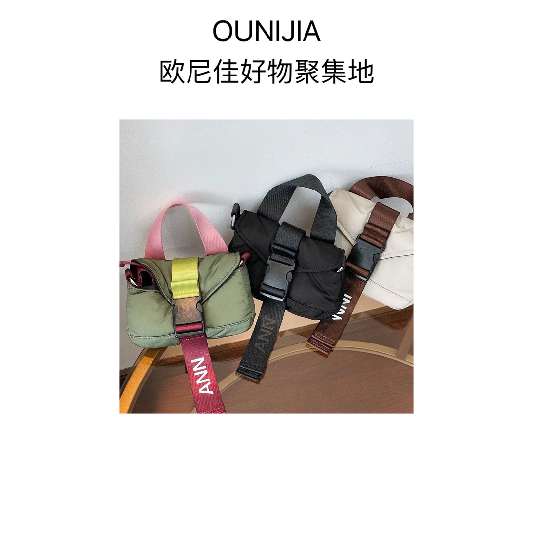 【欧尼佳好物】GN斜挎包刘亦菲玫瑰故事系列北欧小众潮流包包 0092