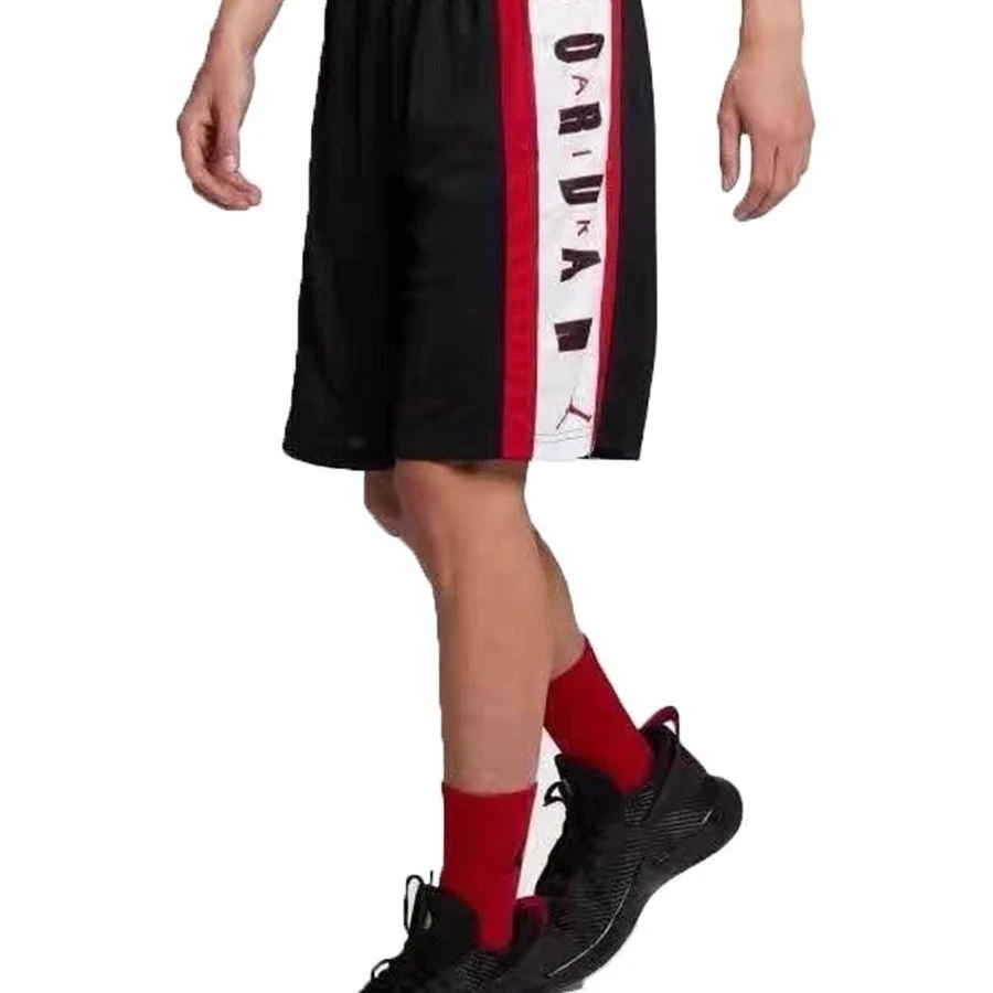 Nike耐克男黑红Jordan大魔王篮球透气速干运动休闲短裤924567-010