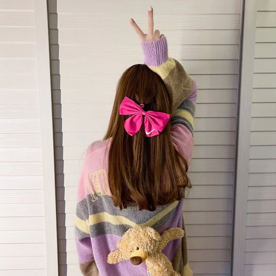 Nike/耐克HairBow女网红蝴蝶结发饰弹力头绳运动发带发圈CZ0545