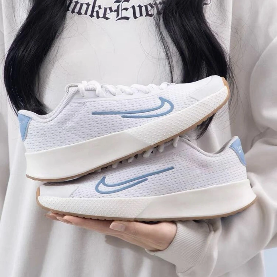 耐克Nike Vapor Lite 2 男款白蓝防滑耐磨低帮网球鞋 DV2018-107