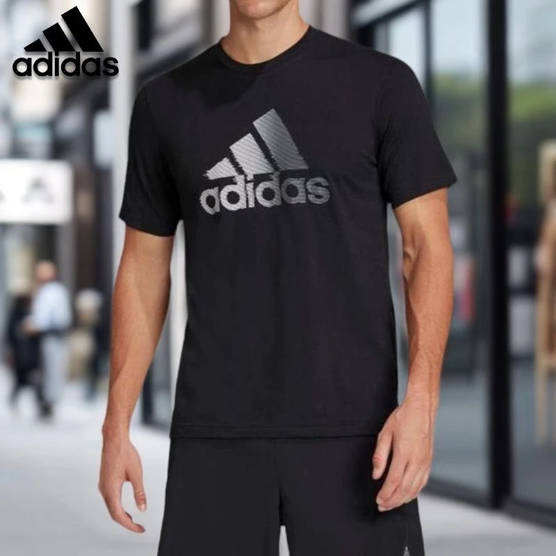 Adidas阿迪达斯短袖2024夏季男新款运动服透气休闲圆领T恤HF7212