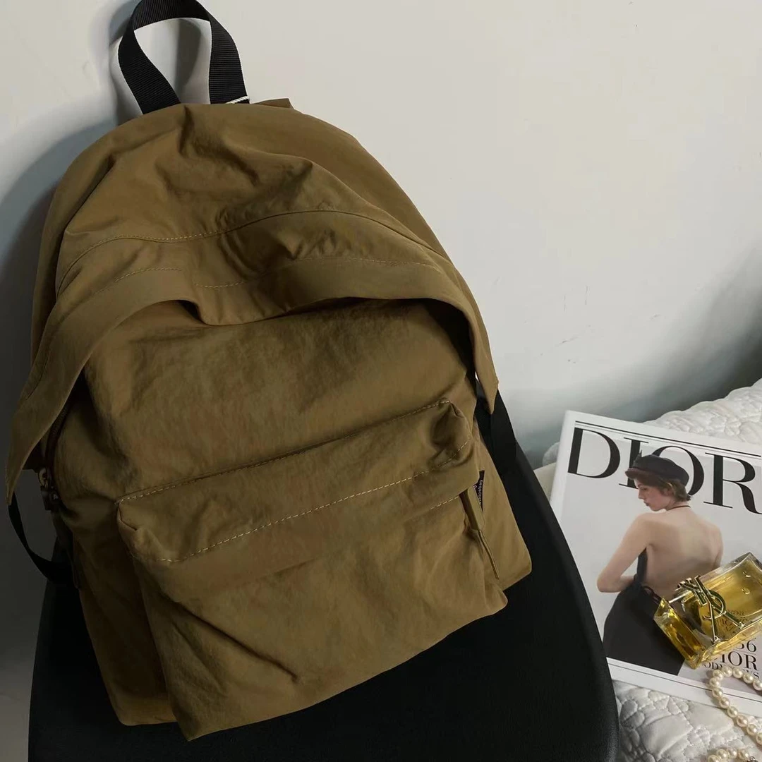 【Ze】新款时尚百搭休闲潮流轻便大学生背包成人双肩包6607