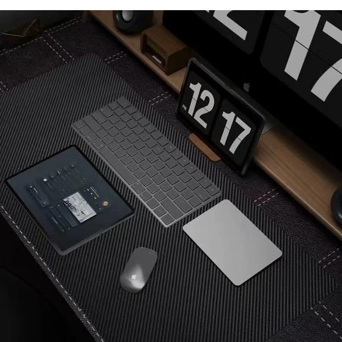 电竞碳纤维超大桌垫电脑桌面改造桌搭桌垫定制鼠标垫加厚防水可擦