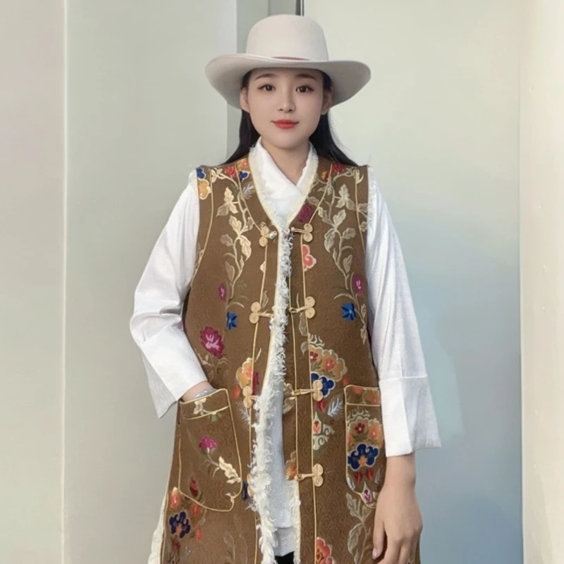 【索楠马甲】冬款加厚加毛马甲外套藏式