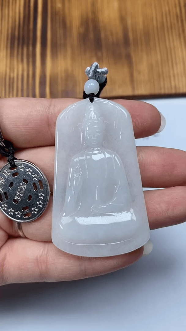 【闪购商品】翡翠吊坠(不含链)未镶嵌素衣观音10292