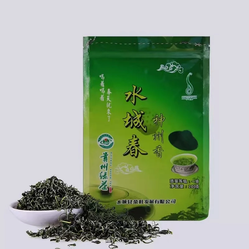 水城春茶叶神洲香绿茶袋装贵州茗茶六盘水特产高山云雾茶冲泡