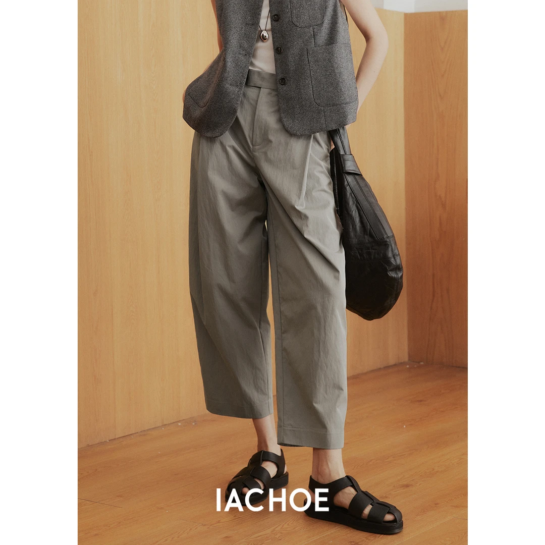 IACHOE哈伦九分休闲裤3521518001舒适