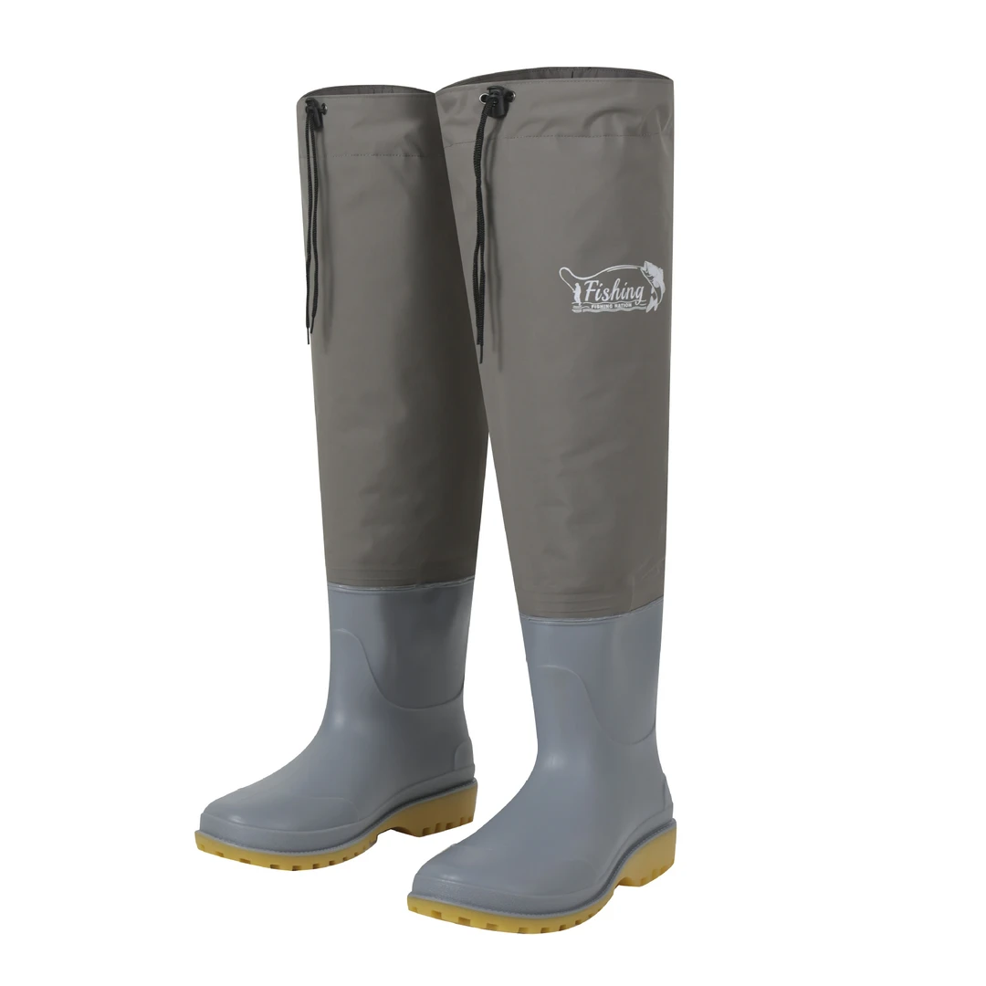 赶海水靴溪流飞绳路亚涉水裤轻便雨裤防滑下水钓鱼水叉鞋