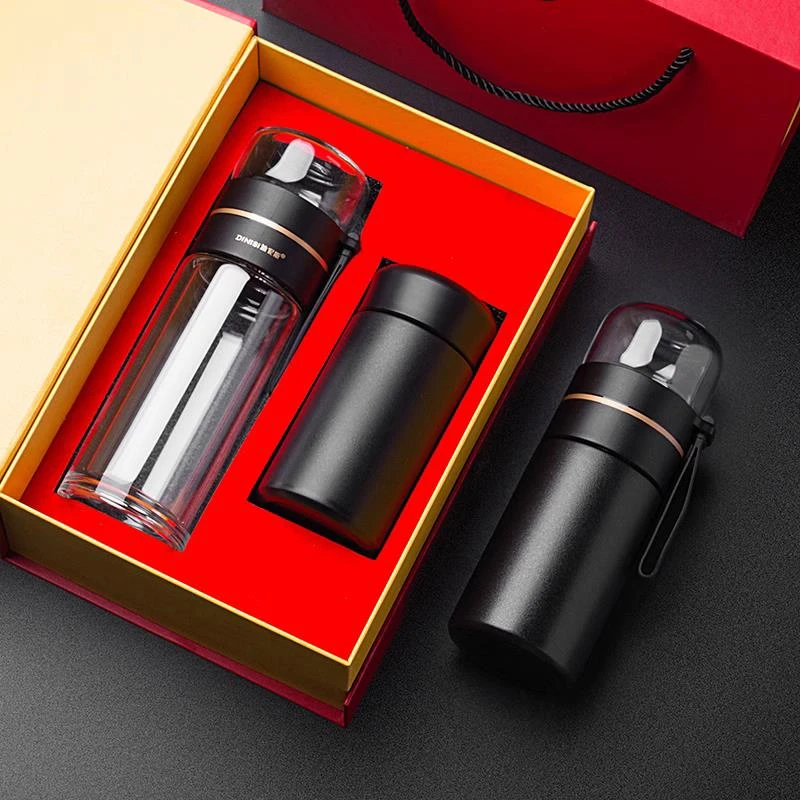 茶水分离高档保温水杯男款316不锈钢男士杯子男生泡茶杯个人专用