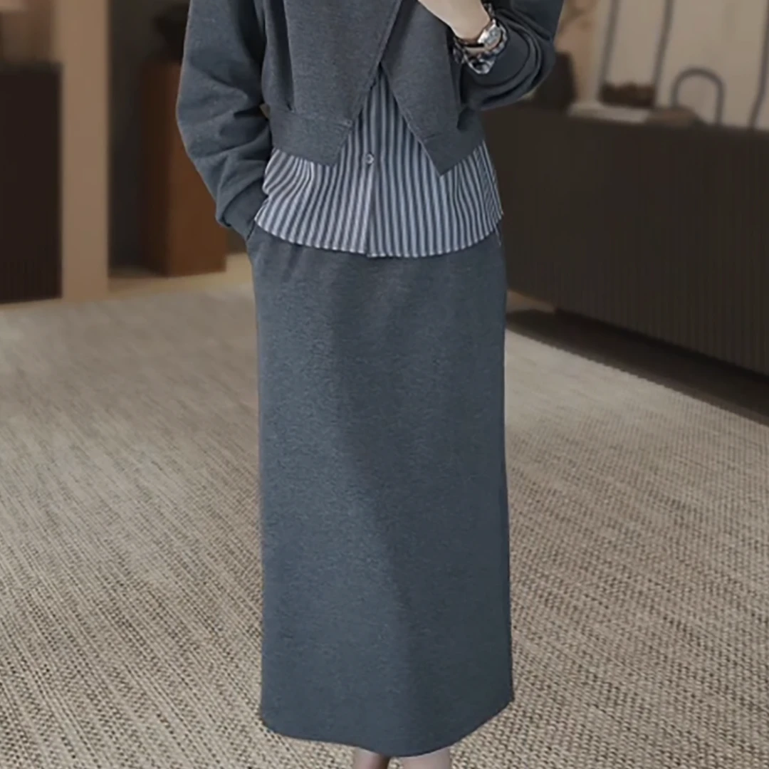 【Jason colors】极简主义高级感2024秋季上新设计感时尚女装半身裙