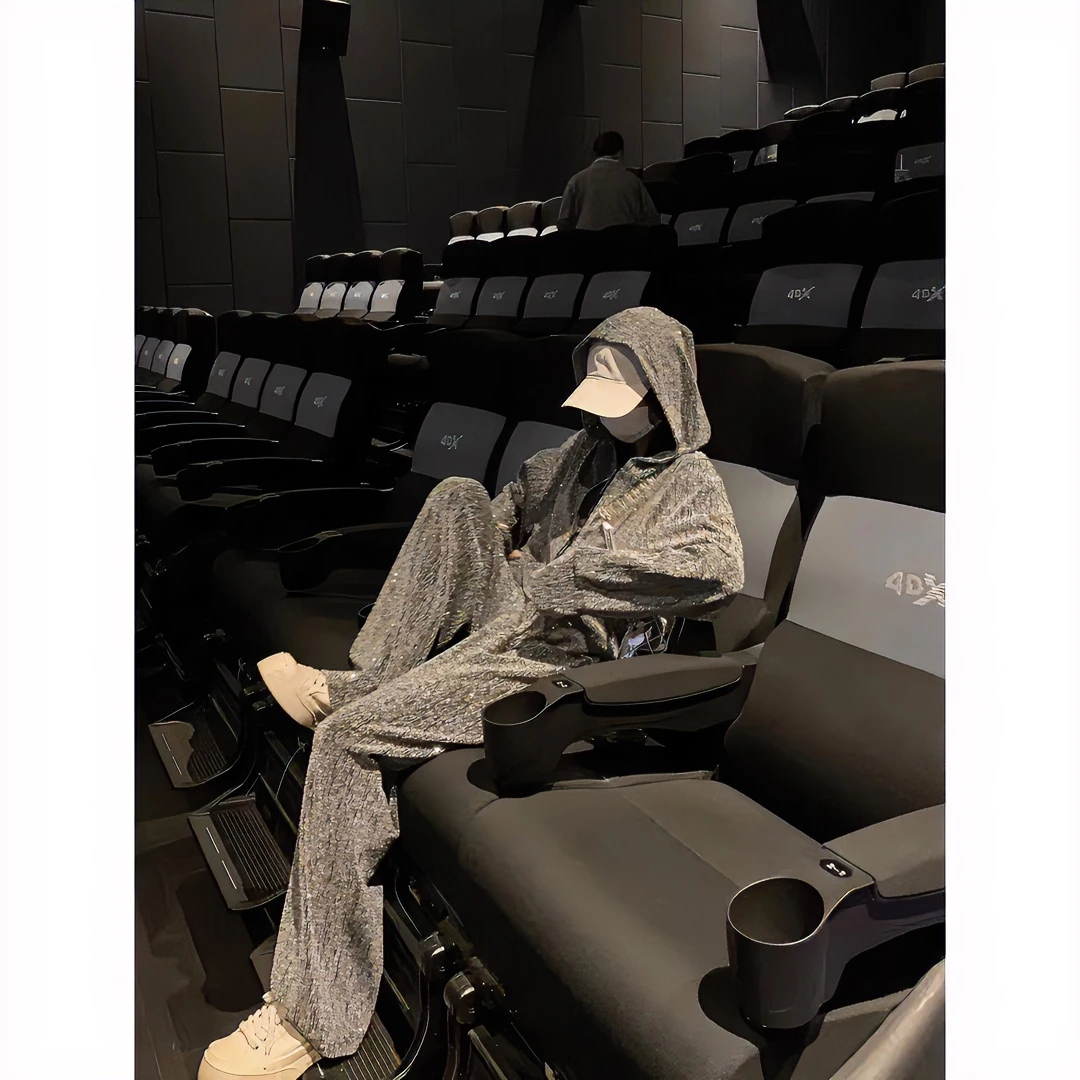 坠入银河 舒适垂感休闲套装