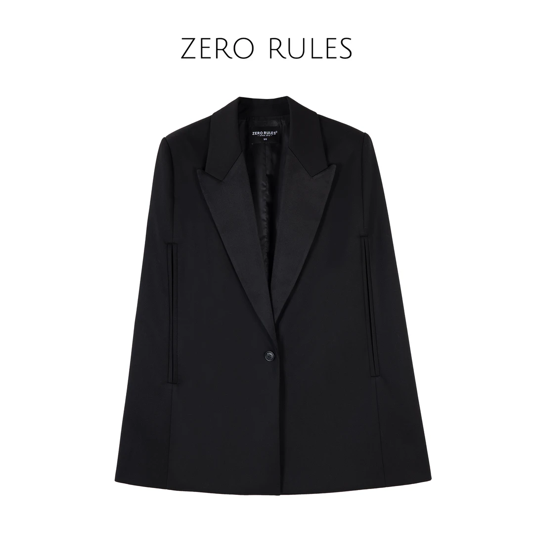 24062000【斗篷外套】Y版精纺羊毛 斯*拉大女主斗篷式羊毛外套