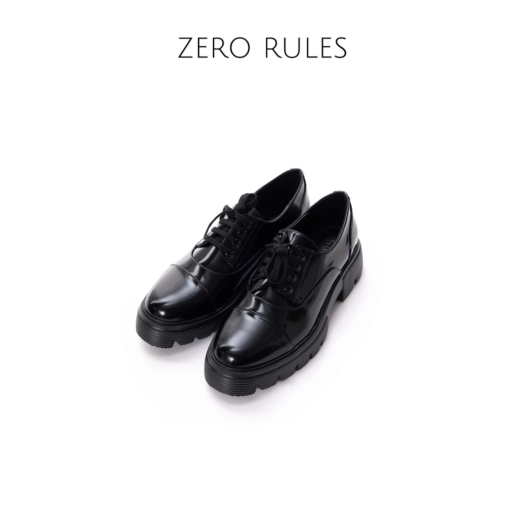 24011826【牛津鞋】头层小牛皮开边珠+内里全粒面小羊皮 真皮鞋