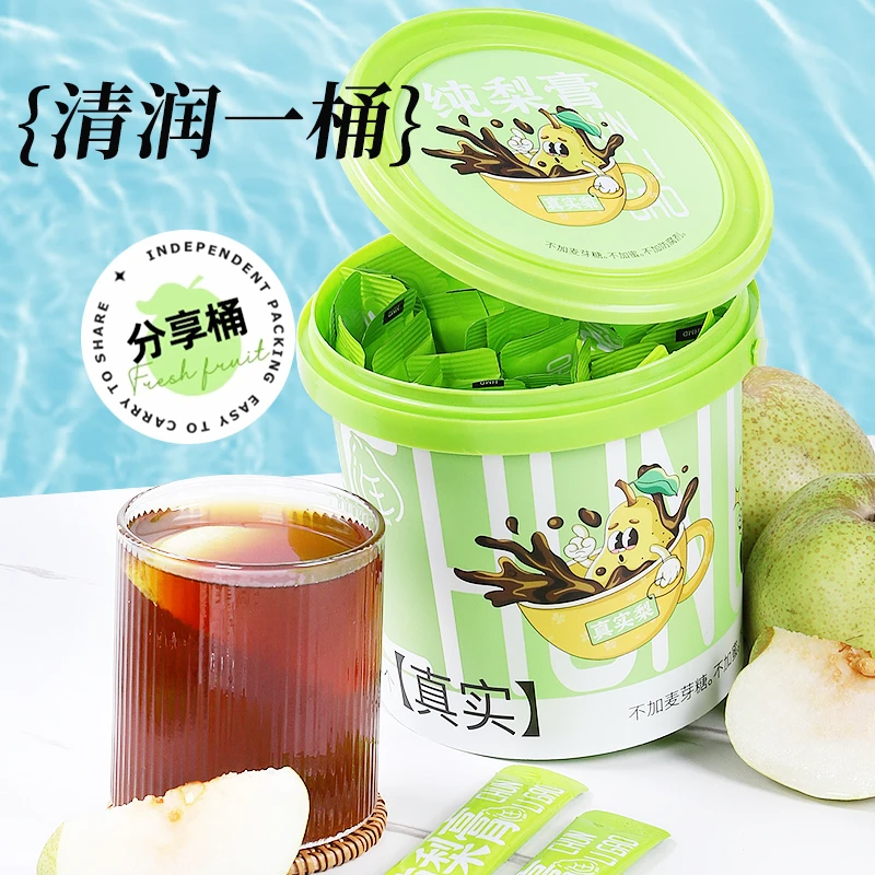 【拍1发5】纯梨膏枇杷秋冬梨膏婴幼儿童泡水雪梨膏独立包装方便携带