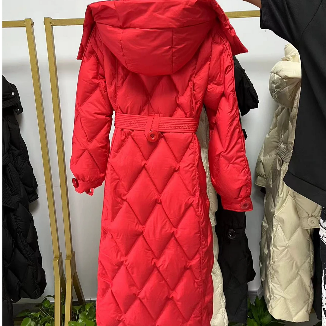 小丽推荐新款鹅绒服长款加厚气质百搭修身显瘦女士