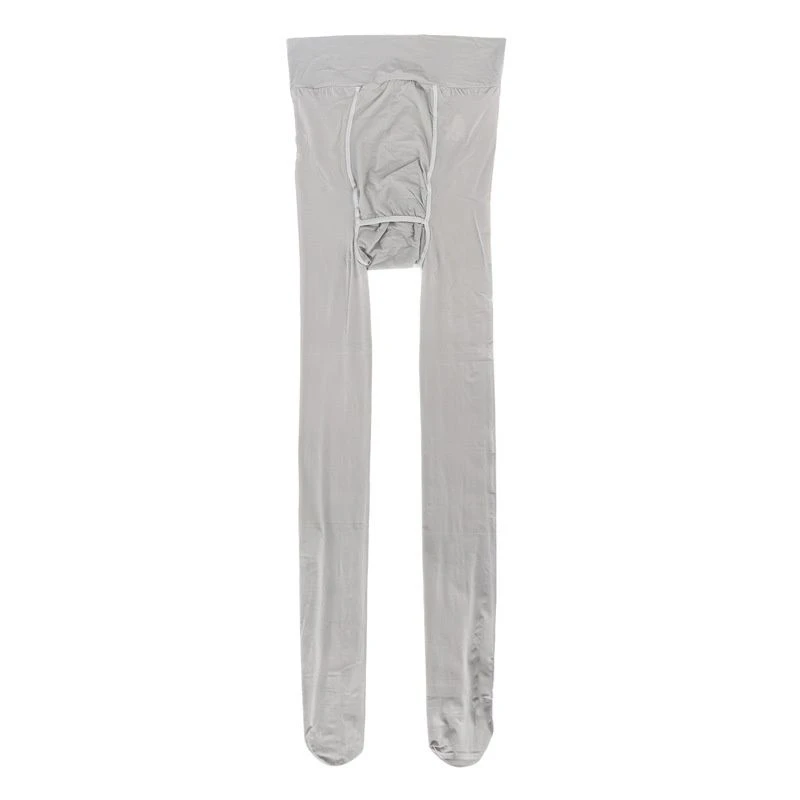 夏季男士0D丝袜油光面膜超薄透明连裤袜高弹细腻光滑九分打底裤