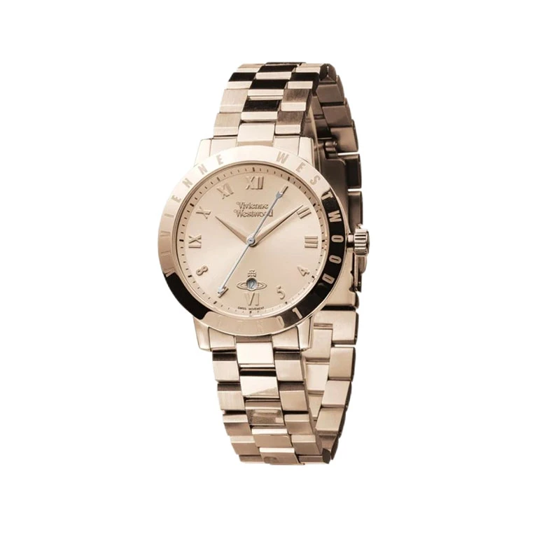 Vivienne Westwood玫瑰金女士石英手表VV152RSRS