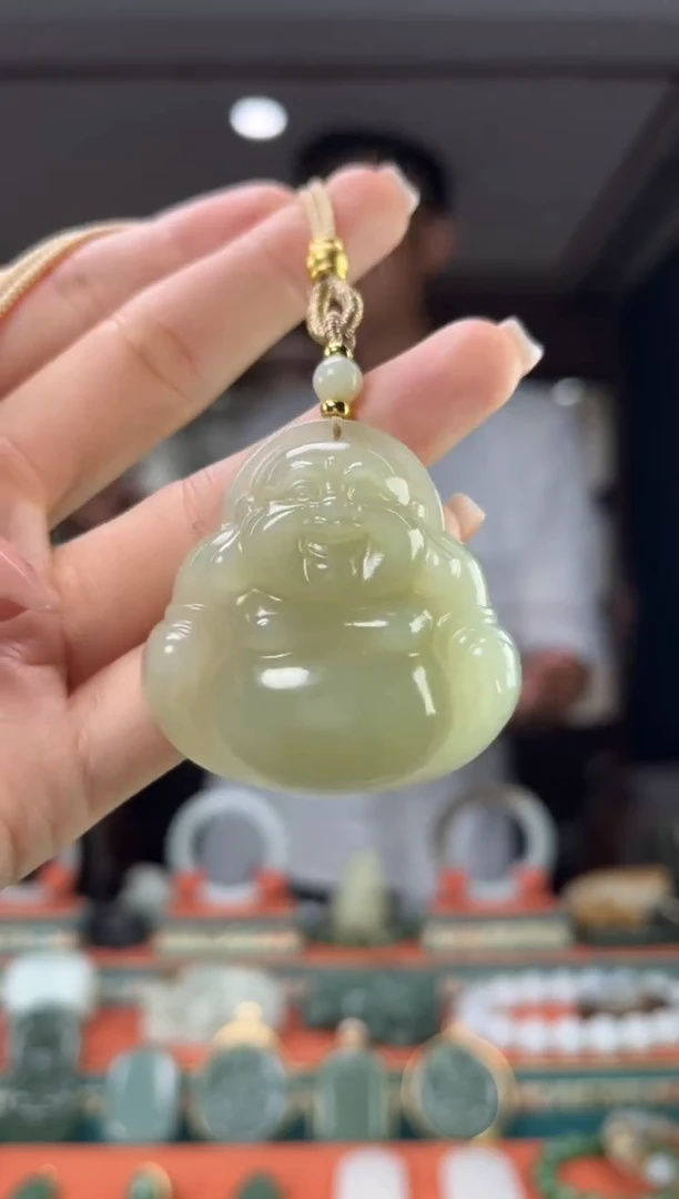 【闪购商品】和田玉颈饰未镶嵌佩佩45mm左右