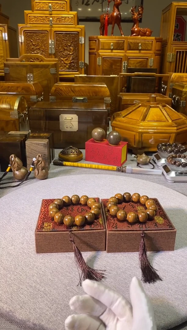 【闪购商品】金丝楠木艺金丝楠木米桶