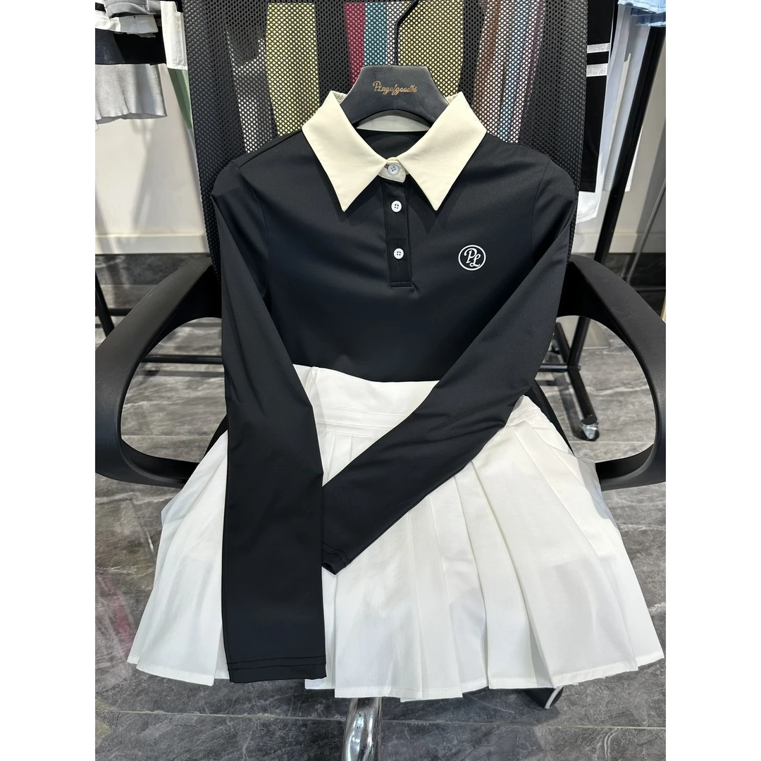 高尔夫服装女高尔夫女装秋高尔夫长袖女高尔夫女裙高尔夫球服女
