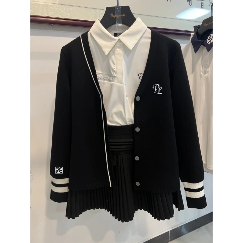 高尔夫服装女秋冬款高尔夫外套女保暖显瘦高尔夫外套女高尔夫女裙