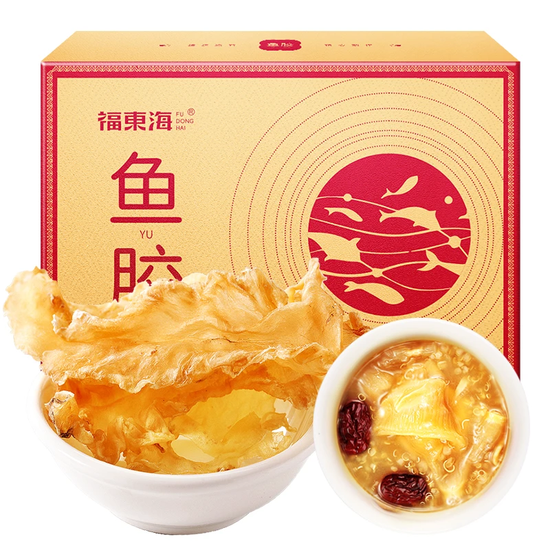 福东海 鳕鱼胶100g/盒 广东深海域鱼胶 胶质厚实嫩滑可搭石斛煲汤