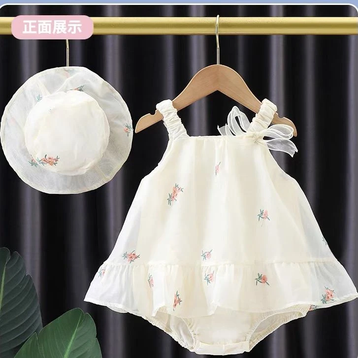 婴儿包屁衣裙夏季薄款宝宝夏装连体衣满月百天哈衣新生儿夏天衣服