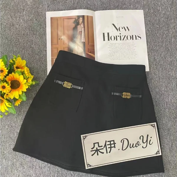 2024新款时尚百搭大码高腰显瘦A字半身裙7020