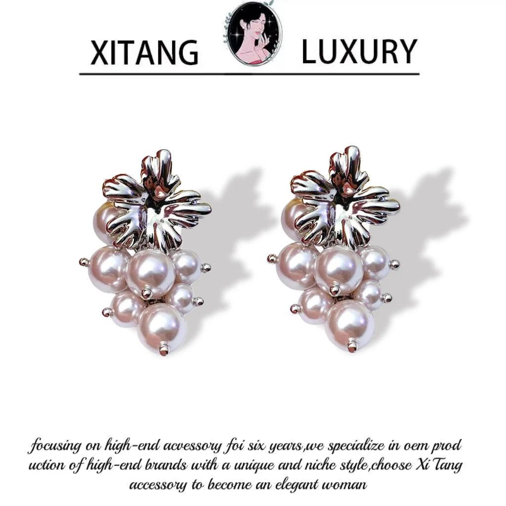 XITANG  《秋翎》复古时尚气质个性优雅耳钉耳环耳坠8044