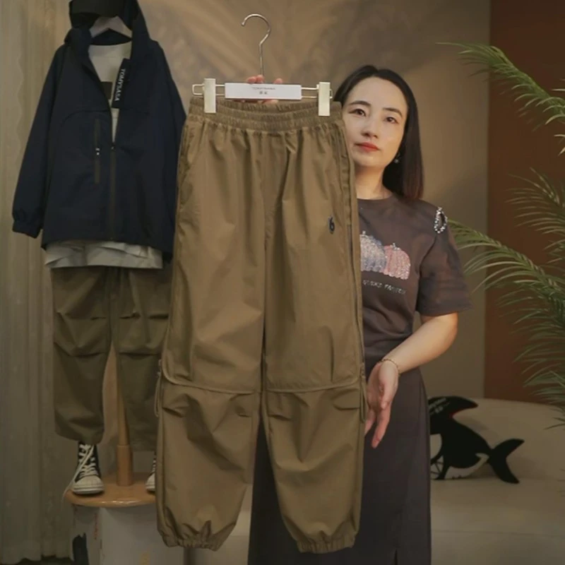 裤子束脚裤春秋款休闲运动裤儿童春装青少年大男童装春季2025新款