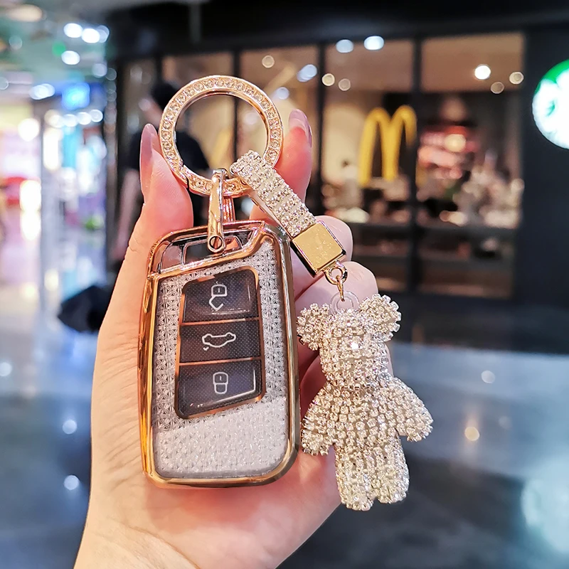 大众汽车钥匙套途观l桑塔纳速腾朗逸宝来polo高尔夫8探岳扣保护壳