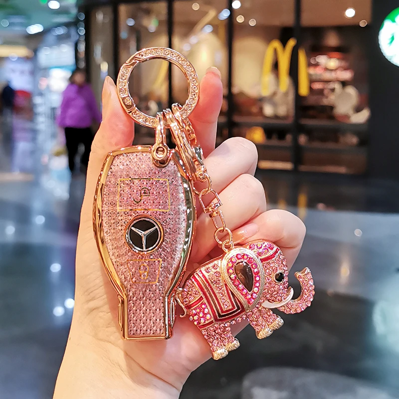 奔驰老款钥匙套e300l车c260l壳c200l全包glc/gla威霆gle cla扣v女