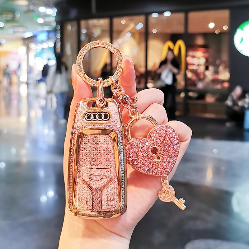 奥迪车A6L钥匙套A4L/Q5L壳A3L/Q3/Q2L车A5/Q7/A8L/A7L/Q8/TT扣女