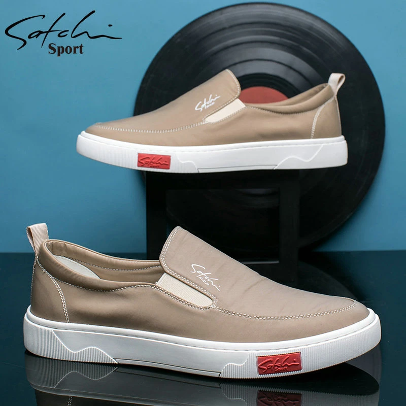 沙驰运动男鞋秋季透气2025年老北京男士布鞋爸爸一脚蹬驾车懒人鞋