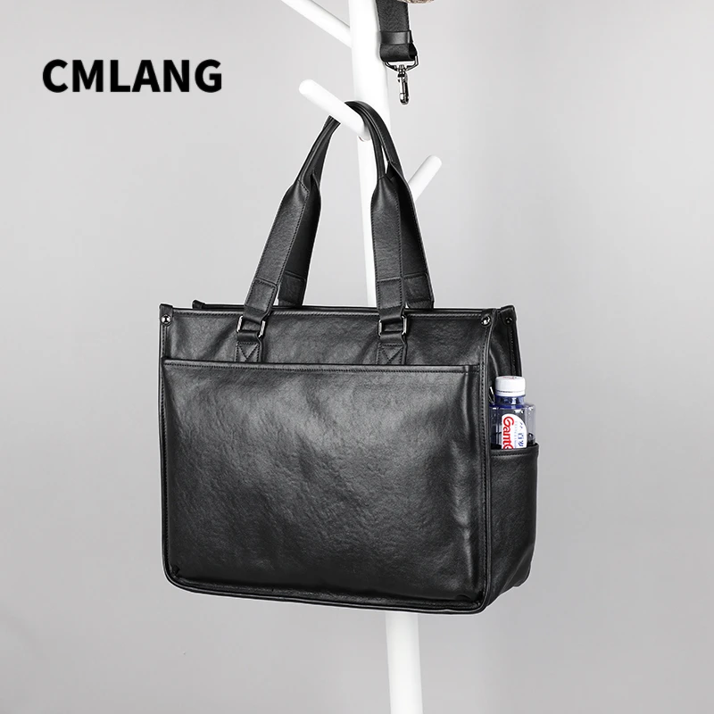 皮包男真皮通勤公文包头层牛皮文件袋手提包大容量出差包男士商务