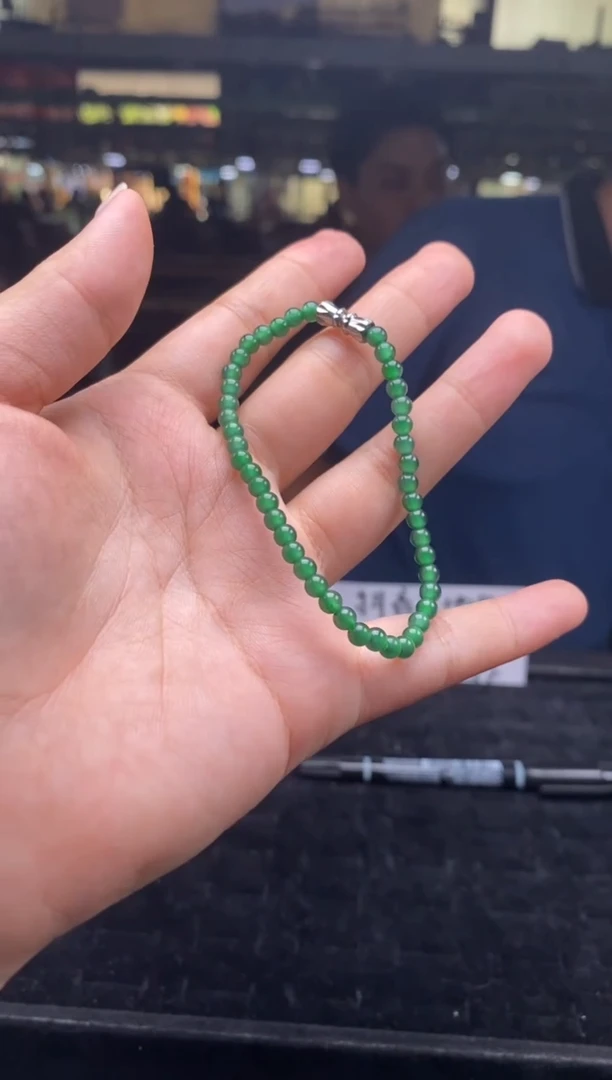 【闪购商品】翡翠手链未镶嵌天然A货翡翠手串