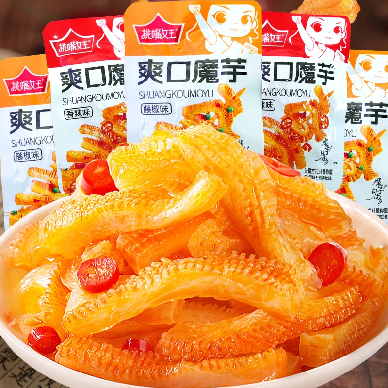 网红麻辣小零食香辣魔芋爽