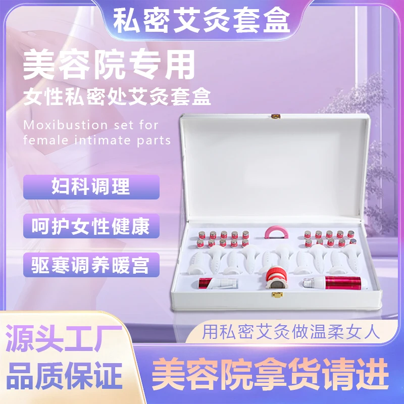 私密艾灸套盒美容院专用私密内阴道妇科暖导管套盒便携式家用宫寒