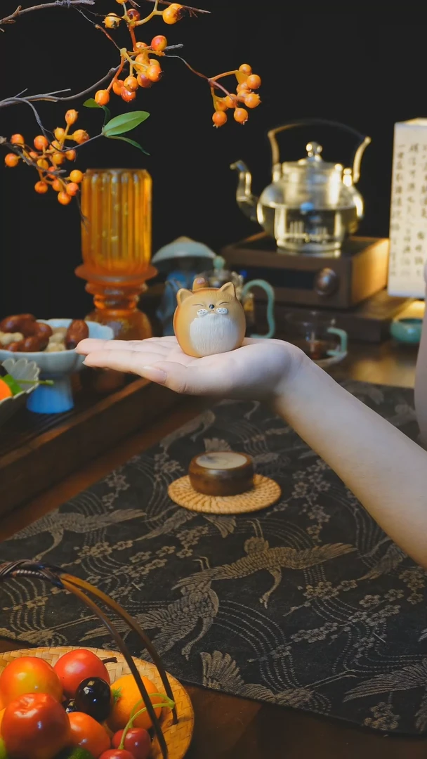 【闪购商品】大橘为重 黄金段橘猫茶宠