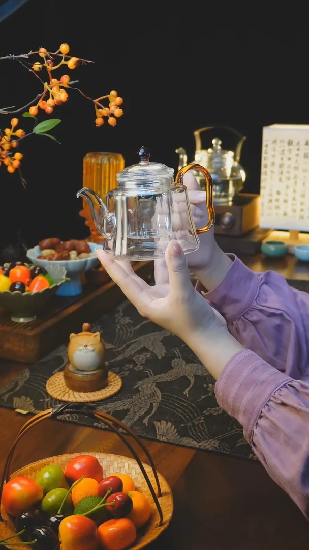 【闪购商品】禾器 新款金标 内胆壶 锦瑞壶-琥珀