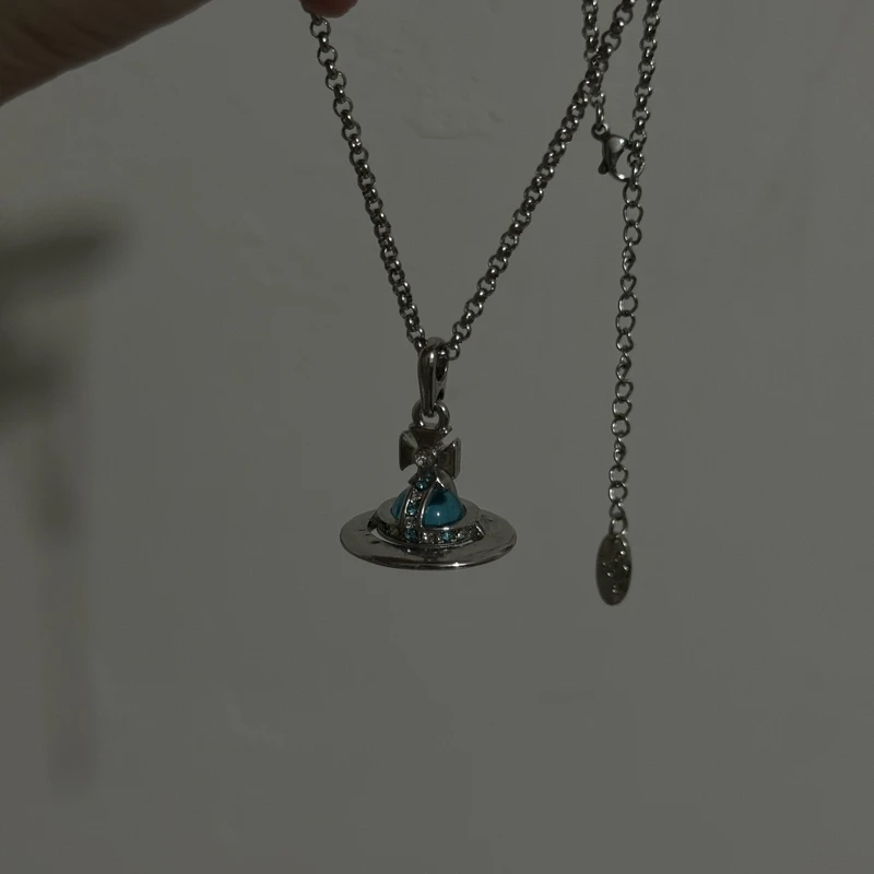 钛钢项链 1699-高品质中号orb快乐星球项链（吊坠直径23mm