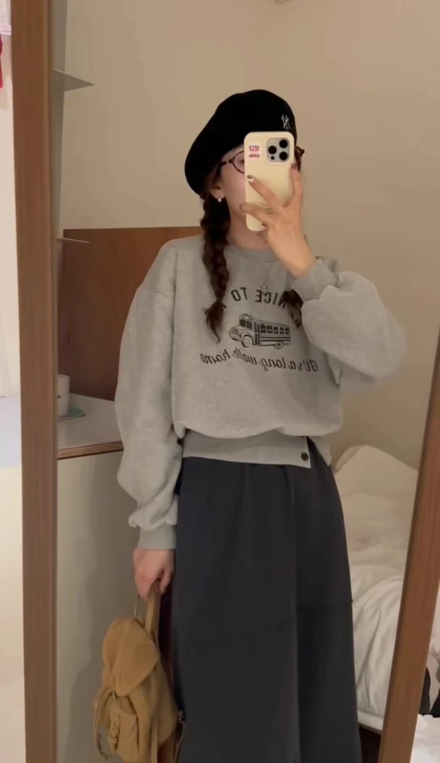 东大门秋冬正品现货棉裙