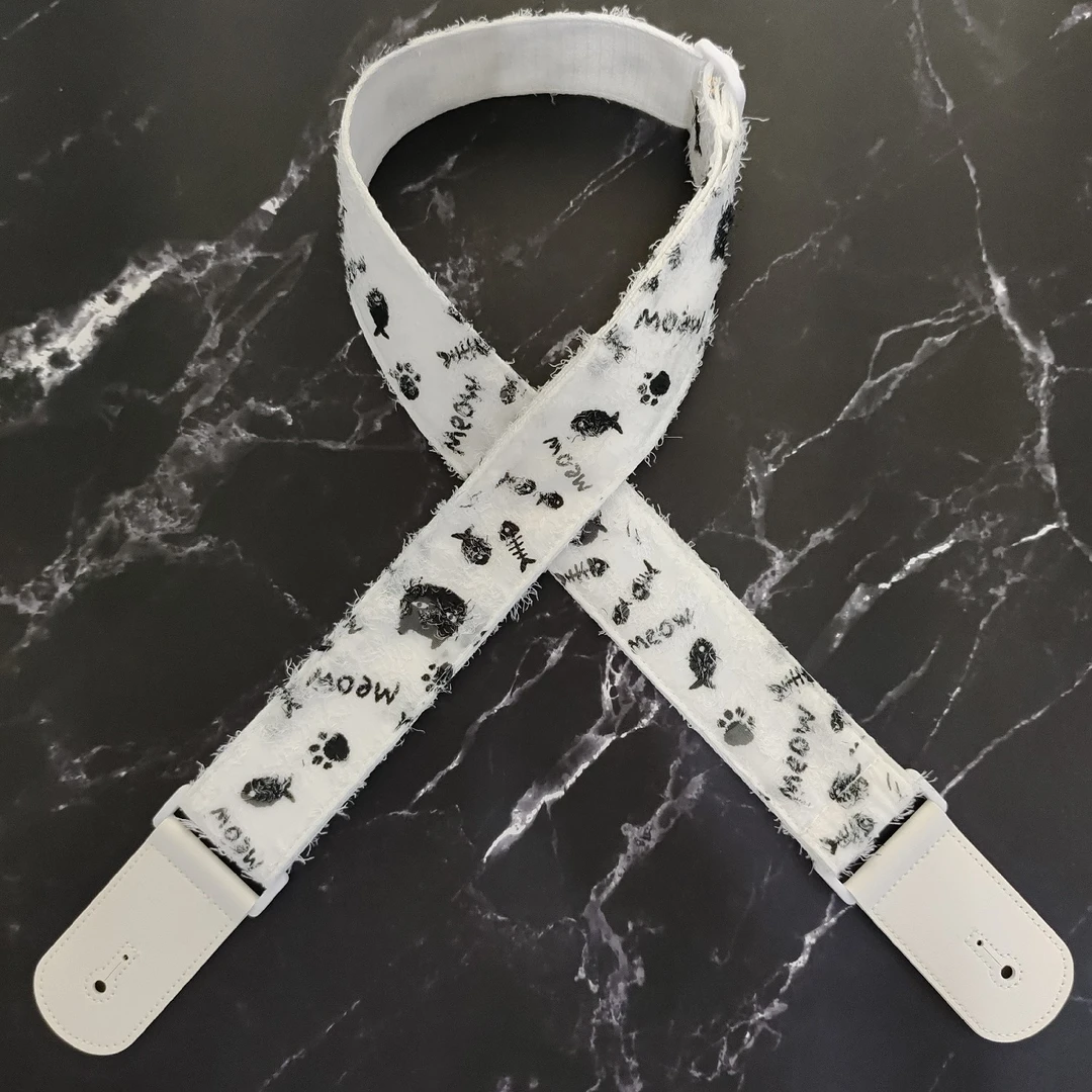 毛毛须风格吉他背带民谣吉他背带电吉他贝斯背带流苏个性吉他带