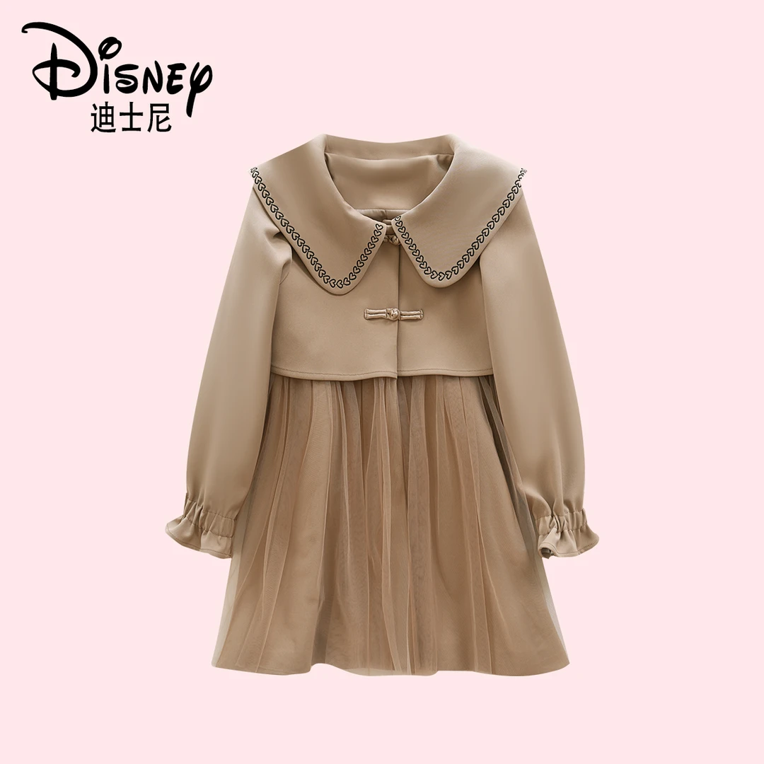 Disney/迪士尼春秋百搭儿童气质风衣萌娃XHE3SJ001