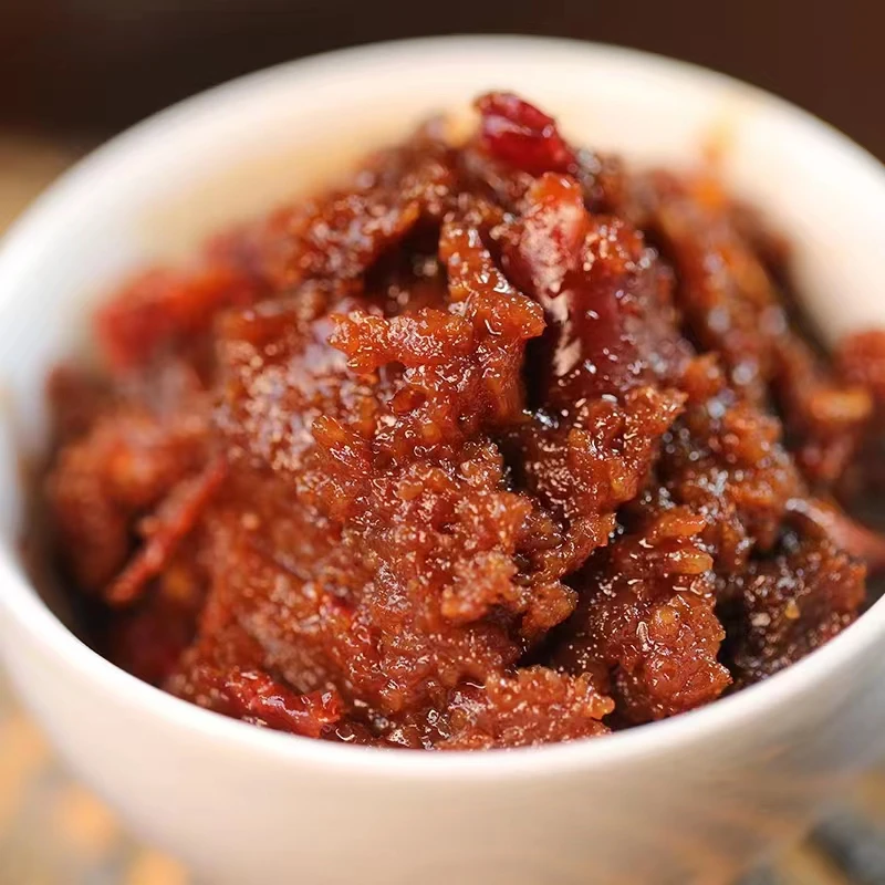 湖南特产农家晒制古法发酵纯手工麦子酱剁椒燕麦粉蘸料酱即食调味
