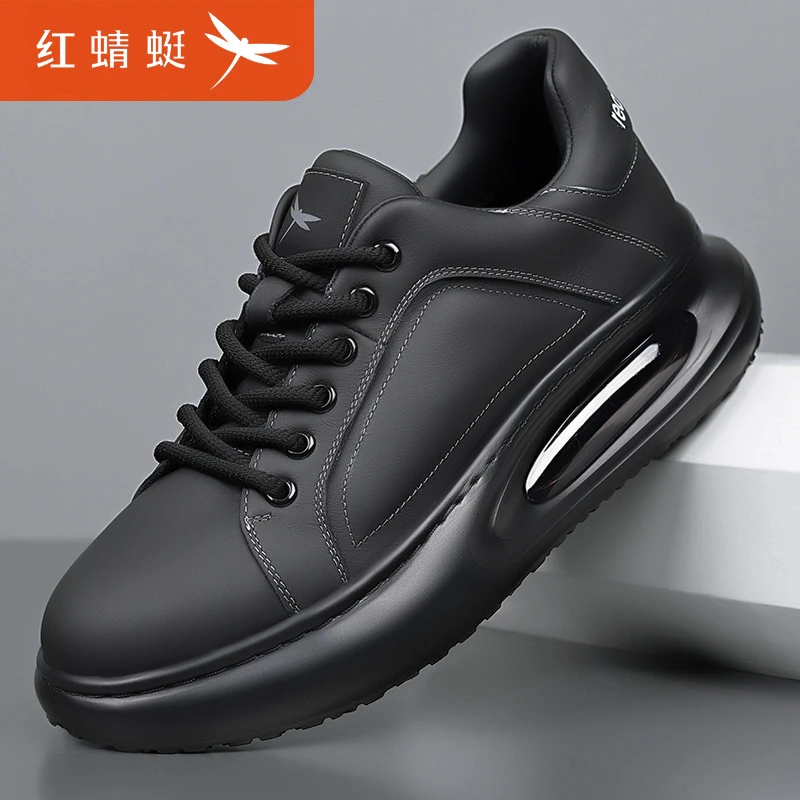 红蜻蜓鞋子男款休闲干净感痞帅男鞋男款爆款2025新款品质休闲鞋