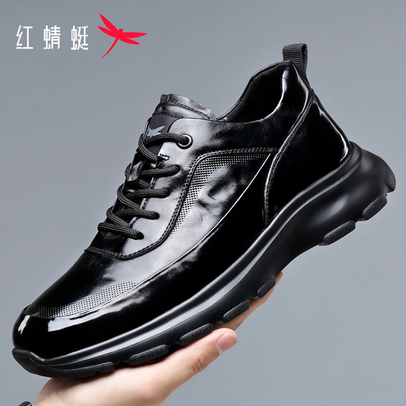 红蜻蜓鞋子男款干净感痞帅男鞋鞋子男款爆款2025新款品质休闲鞋