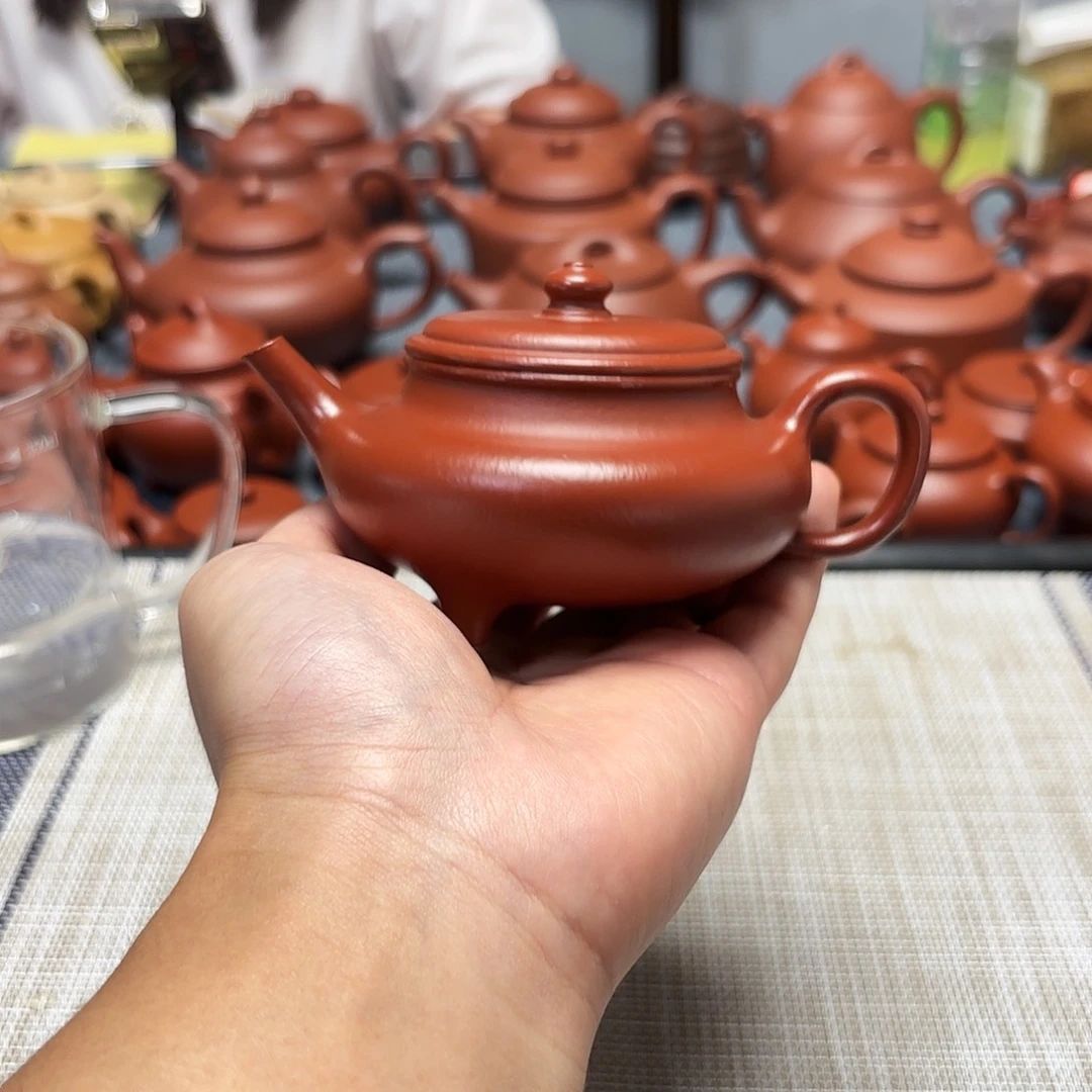 紫砂茶壶全手工三足合130