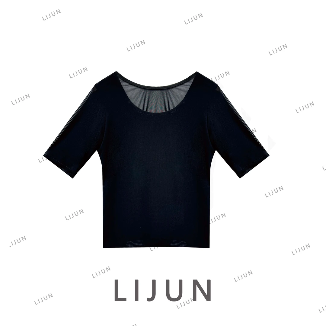 542篱君原创设计黑色百搭夏季修身打底衫